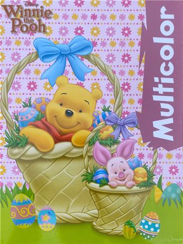 Winnie The Pooh Kleurboek - Pasen - Kleurboek Pasen - DIsney - Multicolor