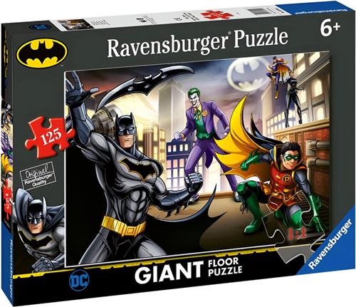 Ravensburger, Reuze Batman vloerpuzzel van 125 stukjes in slijtvast karton, Veelkleurig