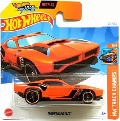 HOT WHEELS RAVENGER S/T ORANGE 217/250 1:64 HW TRACK CHAMPS 5/5