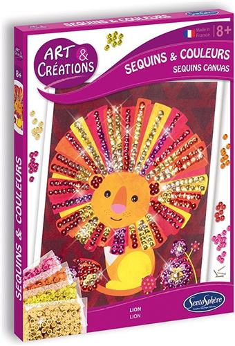 Art & Création - Sequins & Couleurs - Lion
