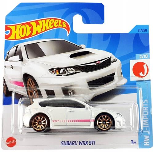 Hot Wheels Subaru WRX STi J-IMPORTS 21/250 HKK62 Wit