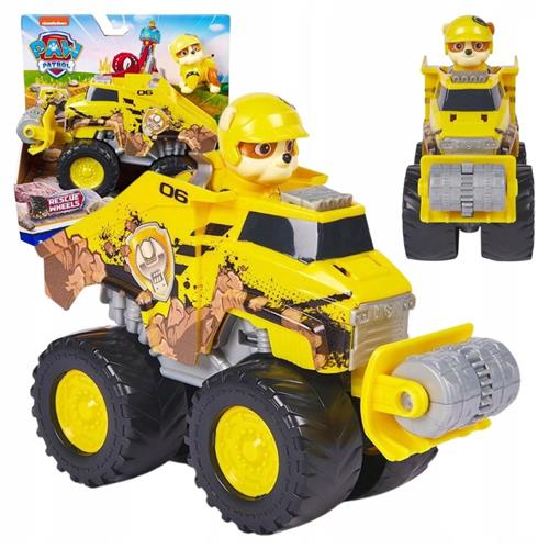 Psi Patrol Rescue Wheels Graafmachine met Rubble Figure