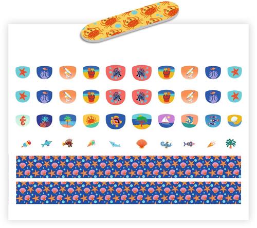 Djeco houten speelgoed Méditerranée - kleurrijk FSC MIX speelgoed.