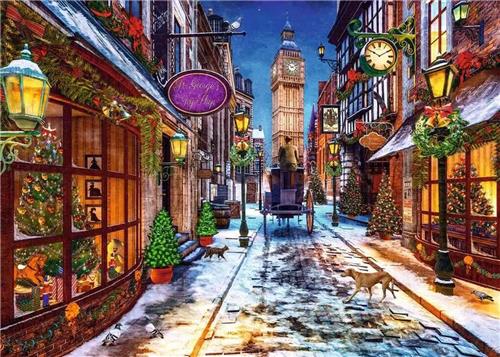 Ravensburger 12000578 Legpuzzel 1000 stuk(s) Kerstmis