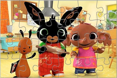 24-delige puzzel Bing in de keuken - Ravensburger