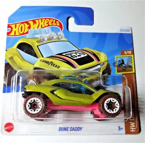 HOT WHEELS DUNE DADDY GREEN/PINK 212/250 1:64 HW DIRT 5/10