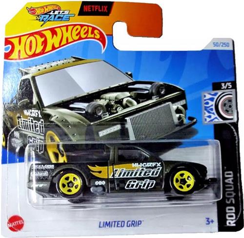 HOT WHEELS LIMITED GRIP GREEN 50/250 1:64 HW ROD SQUAD 3/5