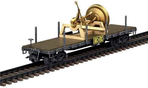 Märklin 48837 H0 platte wagen Stiff Upper LIP, ACDC