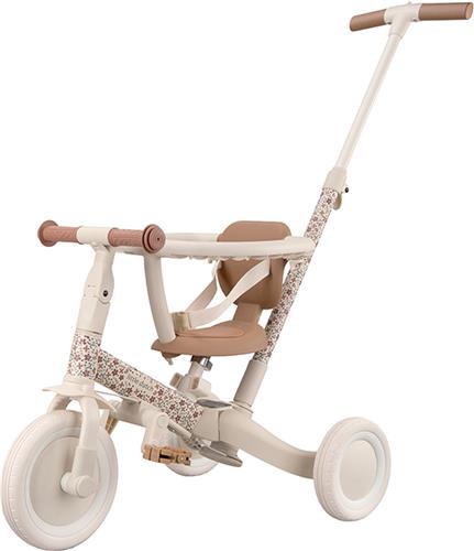 Little Dutch - 4 in 1 Driewieler Met Duwstang - Sunny flower