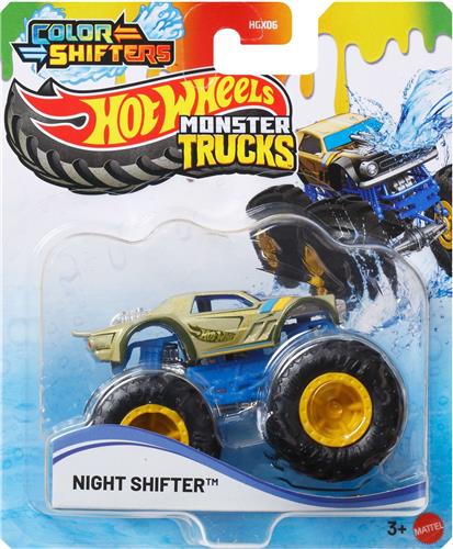 Hot Wheels Color Shifters NIGHT SHIFTER, Monstertruck, 3 jaar, Metaal, Kunststof, Meerkleurig
