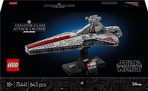 LEGO Star Wars Venator-Class Attack Cruiser - Bouwpakket voor Volwassenen en Decoratie - 75441