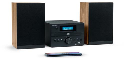 Microset  Micro Tower  Muzieksysteem  Stereo Set  Draadloos Audio  Bluetooth  CD & USB Speler  20W RMS Vermogen