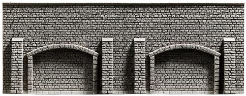 NOCH 58058 H0 Muur met metselwerk Arcade