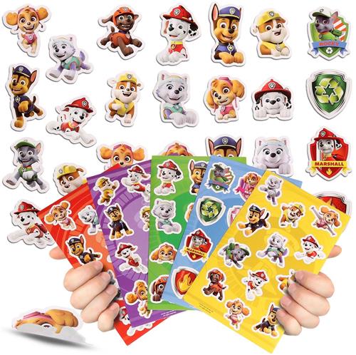 Paw Patol Sticker SET, stickers voor kinderen, kleurrijke stickers, 5 SCHEEFJES