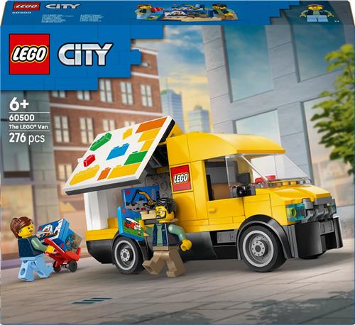 LEGO® City: De LEGO Bestelwagen - Bouw- en Speelset voor Autofans Vanaf 6 Jaar - Met 2 Minifiguren - 60500