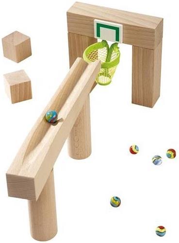 Haba Knikkerbaan Uitbreidingsset Basketbalkorf