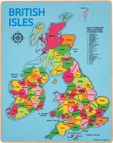 Bigjigs Britse Eilanden Puzzel