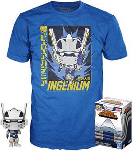 Funko Pop! My Hero Academia En T-shirt Met Korte Mouwen Tenya Iida Ingenium Blauw L