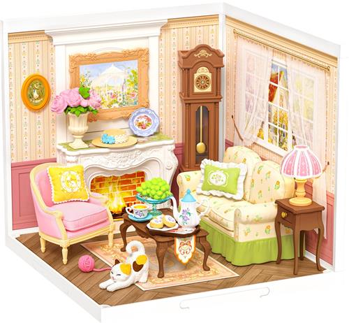 Robotime Holiday Tea Time - Rolife Super Store Series - DW023 - Miniatuur - Poppenhuis - Bouwpakket - Knutselen