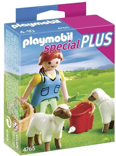 Boerin met schapen/Agricultrice avec moutons