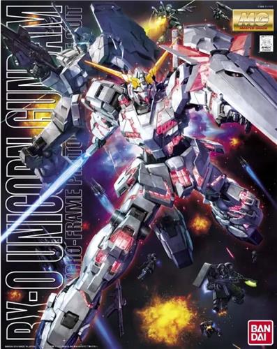 Gundam MG 1/100 RX-0 Unicorn Full Psycho Frame Prototype | Mecha Samurai | Robot technic modelbouw | Transformers speelgoed Classic Creator STEM bouwpakket | Expert technisch bouwpakket voor volwassenen (niet compatibel met Revell / lego )