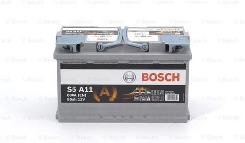 BOSCH | Accu AGM - 12V 80Ah | S5A11 - 0 092 S5A 110 | Auto Start/Stop Accu