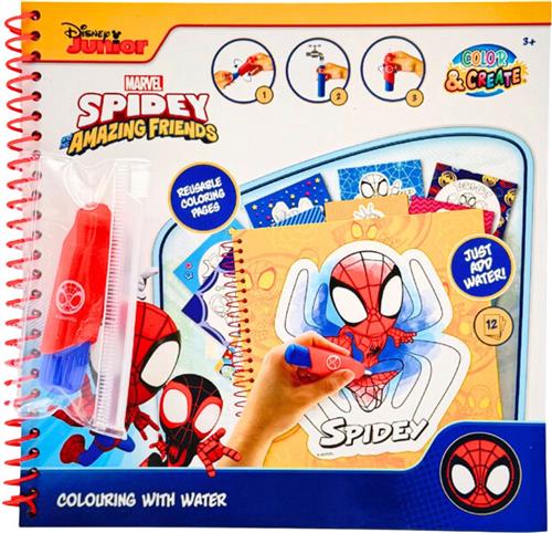 Spidey Waterkleurboek 22,5 X 22,5 Cm