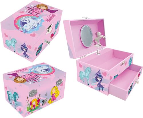 Scout Schmuckbox mit Spieluhr pink