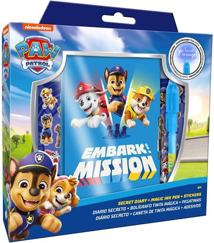 Geheim Dagboek + Magische Pen  Paw Patrol | 23 x 22 x 3 cm