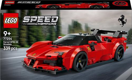 LEGO® Speed Champions Ferrari SF90 XX Stradale Sportauto - Autobouwset met 1 Minifiguur van een Coureur - Ferrari Merchandise - Bouwset voor Kinderen Vanaf 9 Jaar - Cadeautip - 77254