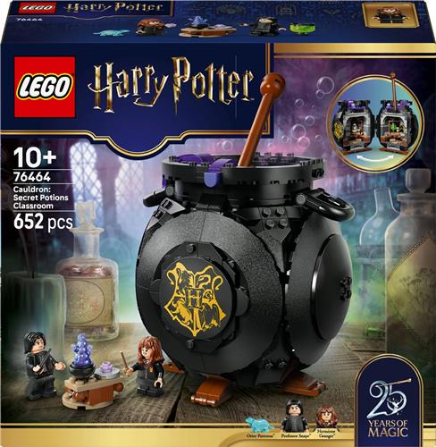LEGO® Harry Potter Ketel met Geheim Toverdrankenklaslokaal - Bouwset om Neer te Zetten - Halloweendecoratie - Creatief Cadeau voor Meisjes, Jongens en Fans Vanaf 10 Jaar - 76464