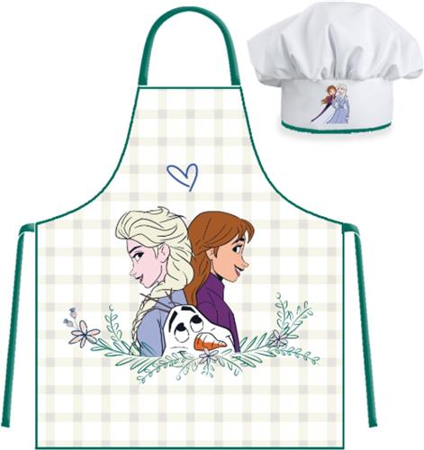 Frozen Keukenschort voor Kinderen met Koksmuts