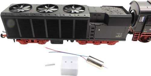 micromotor HMT009 motor ombouwset voor Märklin / Trix BR 52, BR 53 Fan / Lüfterantrieb