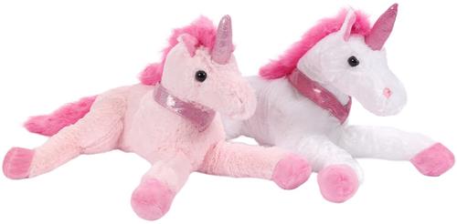 PIA Soft Toys - Set van 2 Pluche Eenhoorn Knuffels - 2 ass. - 60 cm