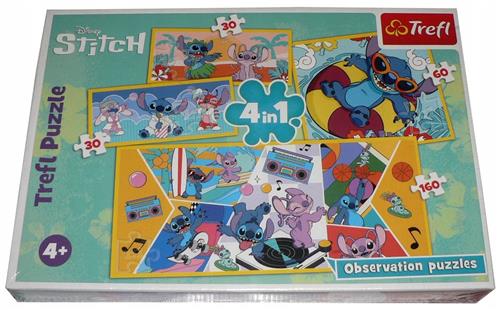 Trefl Disney Steekpuzzels 4-in-1: 30, 30, 60 & 160 Stukjes