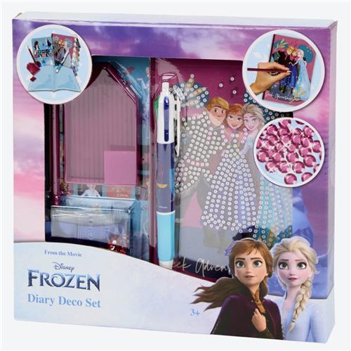 Frozen Dagboek Knutsel Pakket - 3 Soorten - Frozen 2 Elsa en Anna - Tekenen & Knutselen - Creatief Pakket - Cadeau voor Frozen-fans - Jongens & Meisjes - Knutselpakket - Inclusief Notitieboek, Pen & Accessoires