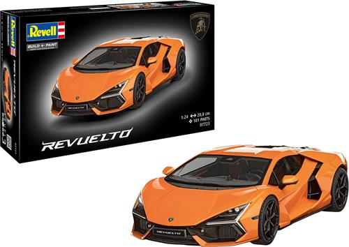 Revell Modelbouwpakket Auto - 07723 Lamborghini Revuelto - Italiaanse Supercar - Sportauto Plastic - 1:24 -