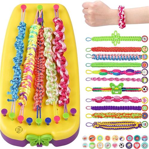 Equivera Armbandjes Maken Set Meisjes - Knutselset Meisjes - Knutselset voor Meisjes - Knutselset Meiden - Sieraden Maken Meisjes - Armbandjes Maken Meisjes - Cadeautip voor uw kind!