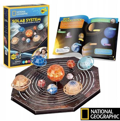 National Geographic 3D Zonnestelsel Puzzel - Educatief Speelgoed