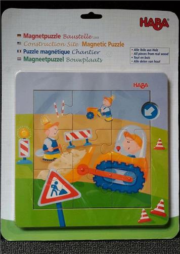`Haba Magneetpuzzel Bouwplaats