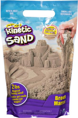 Kinetic Sand - Kneedbare Speelzand - Bruin - 0,9 kg origineel Kinetic Sand - Sensorisch speelgoed