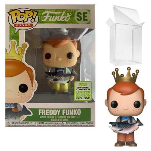 Funko Pop! Freddy: Freddy Funko (Holding Fish - Yellow Pants) [2019 Spring Convention Exclusive]