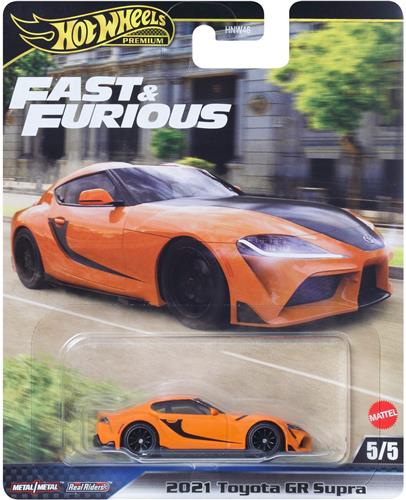Hot Wheels Fast & Furious 2020 Toyota Supra, Auto, 3 jaar, Metaal, Oranje