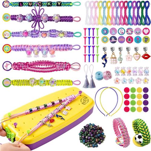 Equivera Armbandjes Maken Set Meisjes - Knutselset Meisjes - Knutselset voor Meisjes - Knutselset Meiden - Sieraden Maken Meisjes - Armbandjes Maken Meisjes - Cadeautip voor uw kind!