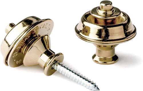 Dunlop Straplok Brass Dual Design  - Accessoire voor gitaren