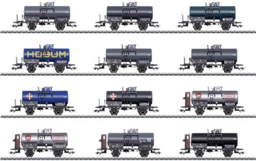 Märklin 00719 H0 ketelwagen-display van de DB