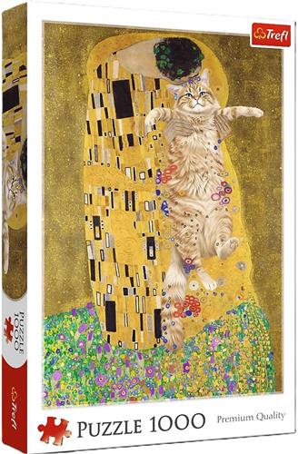 Puzzle Purrfecyjny Pocaunek 1000 - Puzzel Purrfecyjny Pocaunek 1000