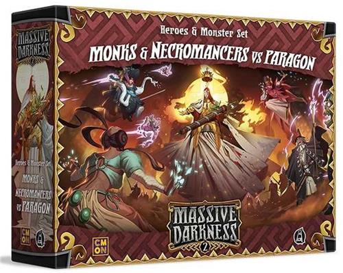Massive Darkness 2: Heroes & Monster Set  Monks & Necromancers vs The Paragon Expansion
