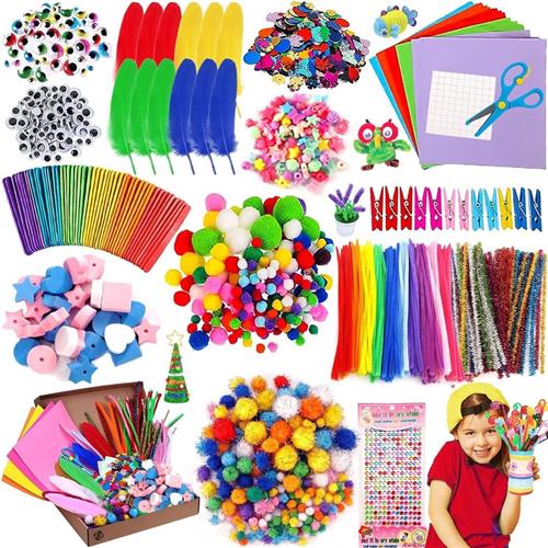 Equivera Knutselkoffer - Knutselset voor jongens en meisjes - Knutseldoos - Knutselkoffer voor Jongens en Meisjes - Knutselkoffer Kinderen - Cadeautip voor uw kind!