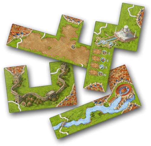 Carcassonne Mini Uitbreiding - Wonderen van de Mensheid III 999 Games Bordspel